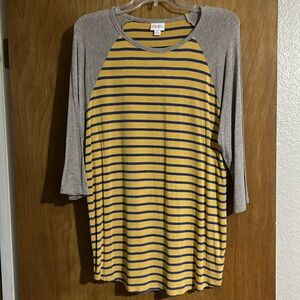 Lularoe baseball style shirt